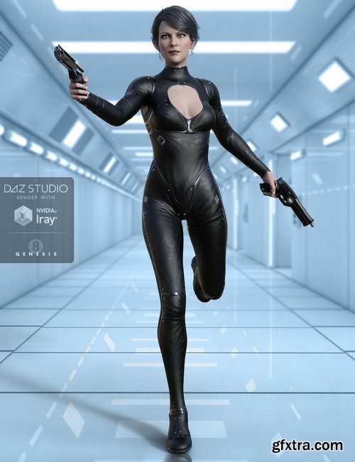 Daz3D - Mace Assassin for Genesis 8 Female(s)