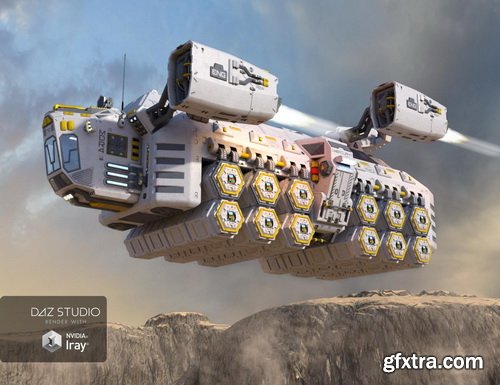 Daz3D - Sci-fi Cargo Ship