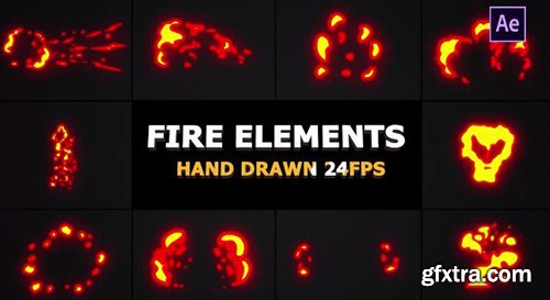 Fire Elements Pack - After Effects 78659