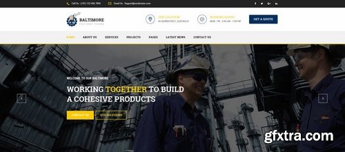 Baltimore Factory PSD Template