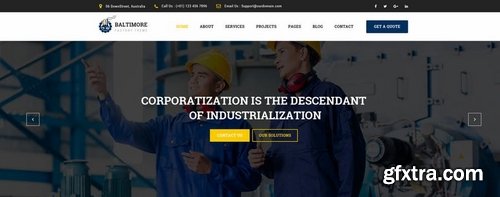 Baltimore Factory PSD Template