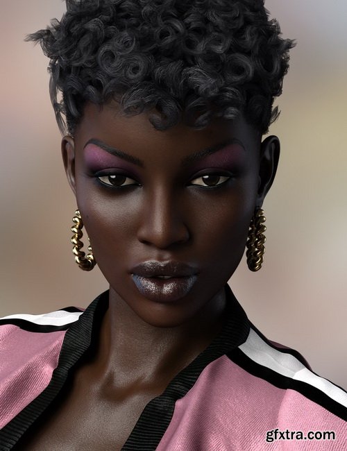 Daz3D - FWSA Imani HD for Monique 8