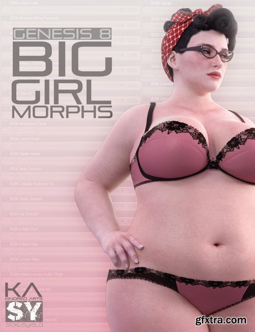 Daz D Big Girl Morphs For Genesis Female GFxtra