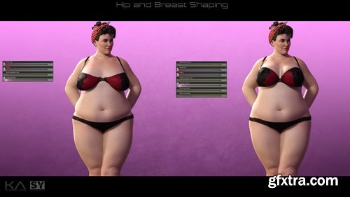 Daz3D - Big Girl Morphs for Genesis 8 Female