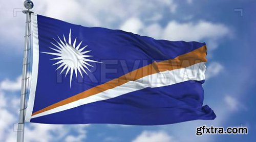 Marshall Islands Flag Animation - Motion Graphics 74093