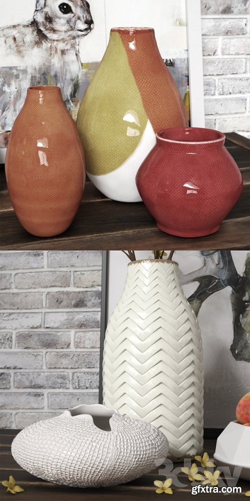 Crate and Barrel Vases