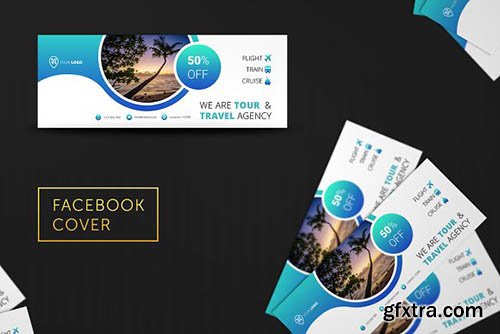 CreativeMarket - Travel Facebook Cover 2508861