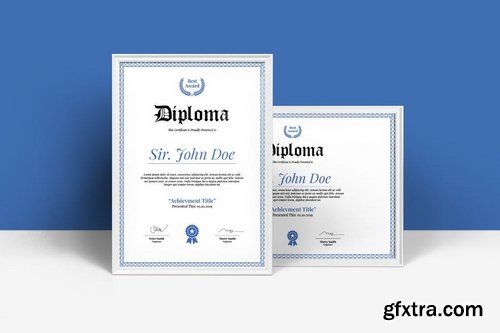 Diploma Certificate Template