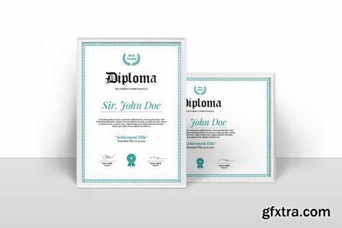 Diploma Certificate Template