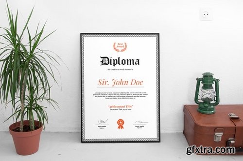 Diploma Certificate Template