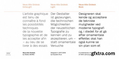 Neue Alte Grotesk Font Family