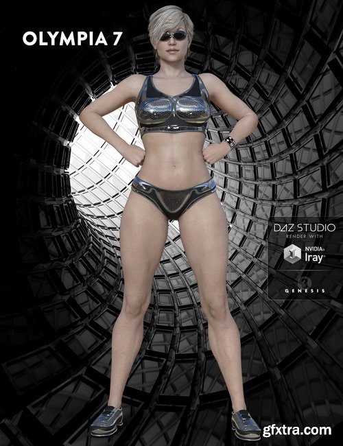 Daz3D - Cyber Fit Outfit for Genesis 3 Female(s)