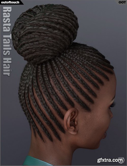 Daz3D - Rasta Tails Hair and OOT Hairblending 2.0 for Genesis 3 Female(s)