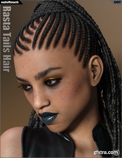 Daz3D - Rasta Tails Hair and OOT Hairblending 2.0 for Genesis 3 Female(s)