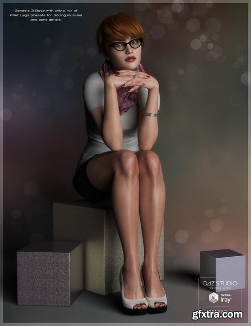 Daz3D - Killer Legs 2.0 Morphs for Genesis 3 Female(s) (Expansion)