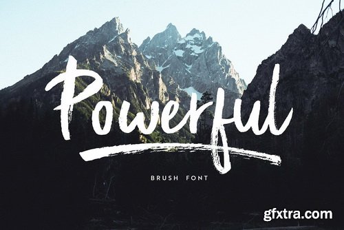 Powerful Font Family