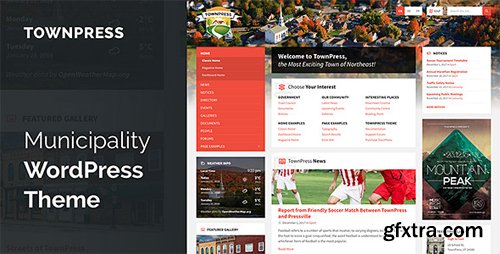 ThemeForest - TownPress v2.1.5 - Municipality WordPress Theme - 11490395
