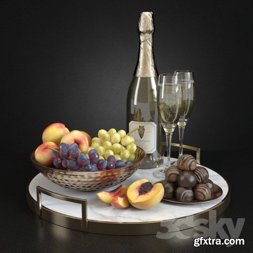 3dsky - Champagne Fruits