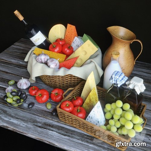 3dsky - Cheese Basket