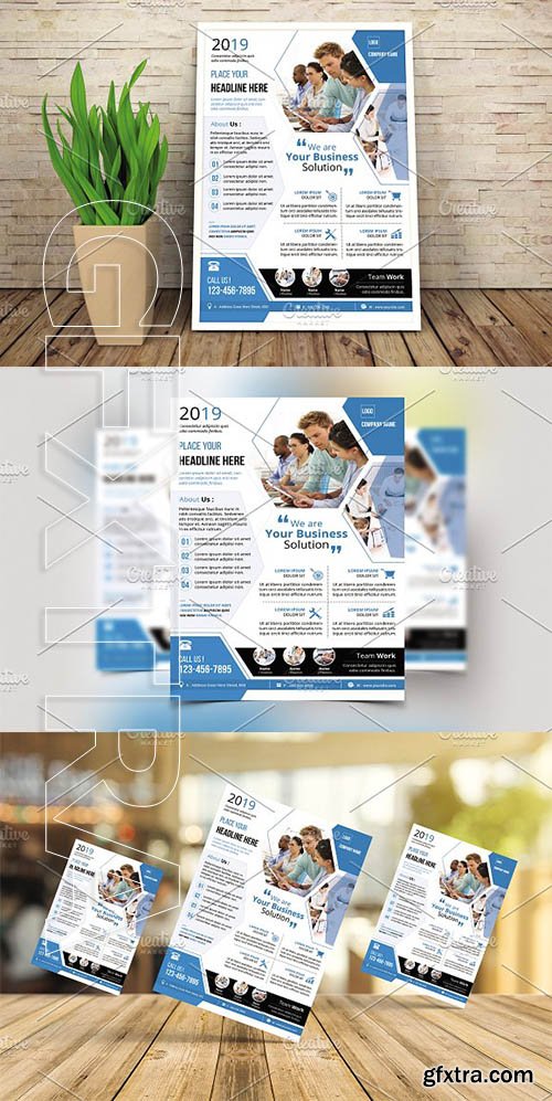 CreativeMarket - Corporate Flyer V01 2490899