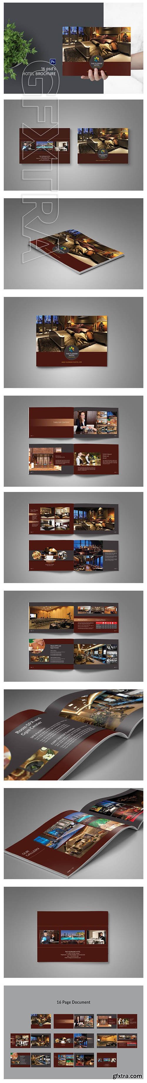 CreativeMarket - Hotel Brochure Template 2508271