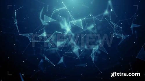 Plexus In Outer Space Background - Motion Graphics 79172