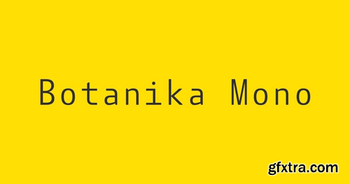 Botanika Mono Font Family