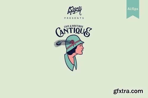 Cantique Logo Template