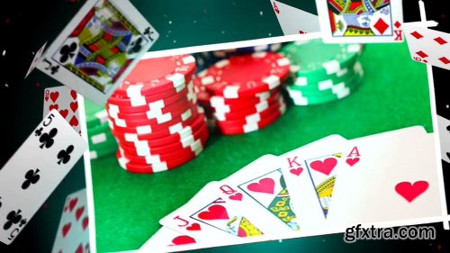 Videohive Poker Gambling Cards Slideshow 9983000