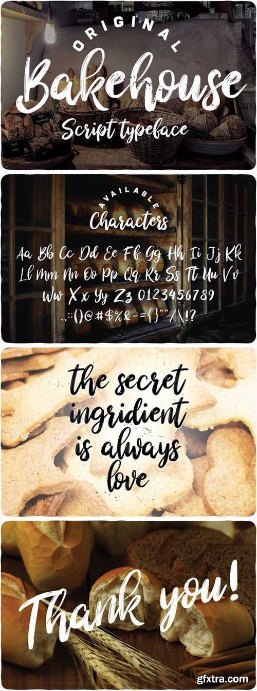 CM - Bakehouse typeface 2429356