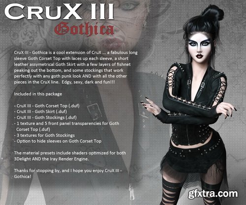 Daz3D - CruX III - Gothica