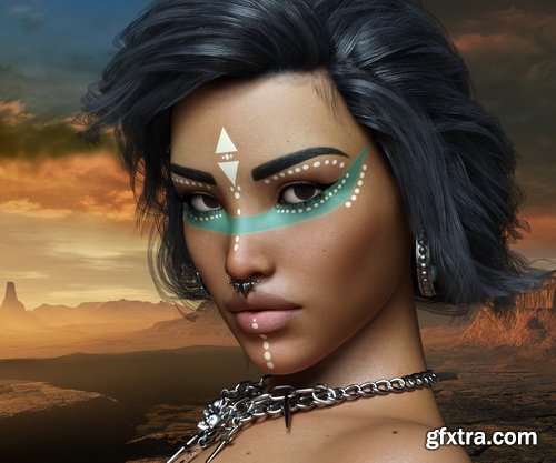 Daz3D - Jorja for Genesis 3 and Genesis 8 Females