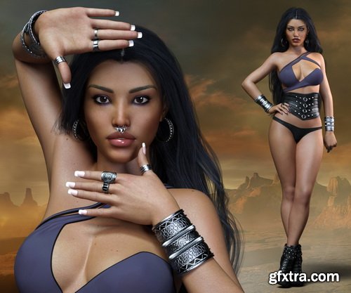 Daz3D - Jorja for Genesis 3 and Genesis 8 Females