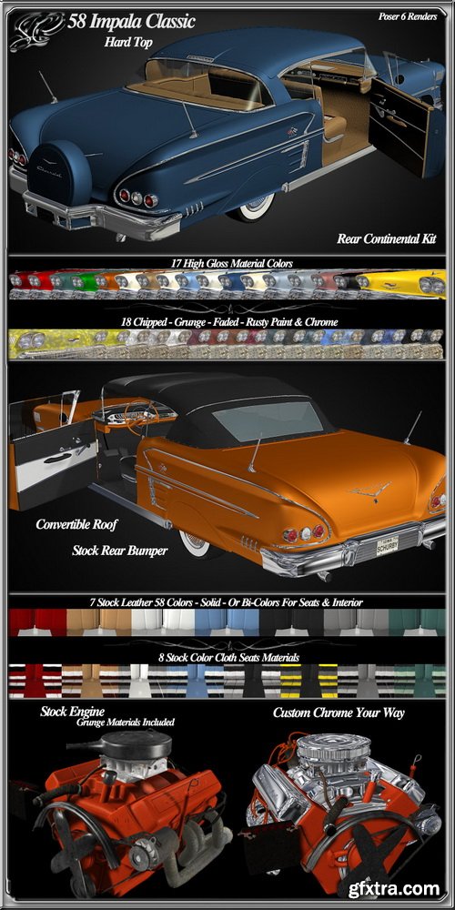 Daz3D - 58 Impala Classic