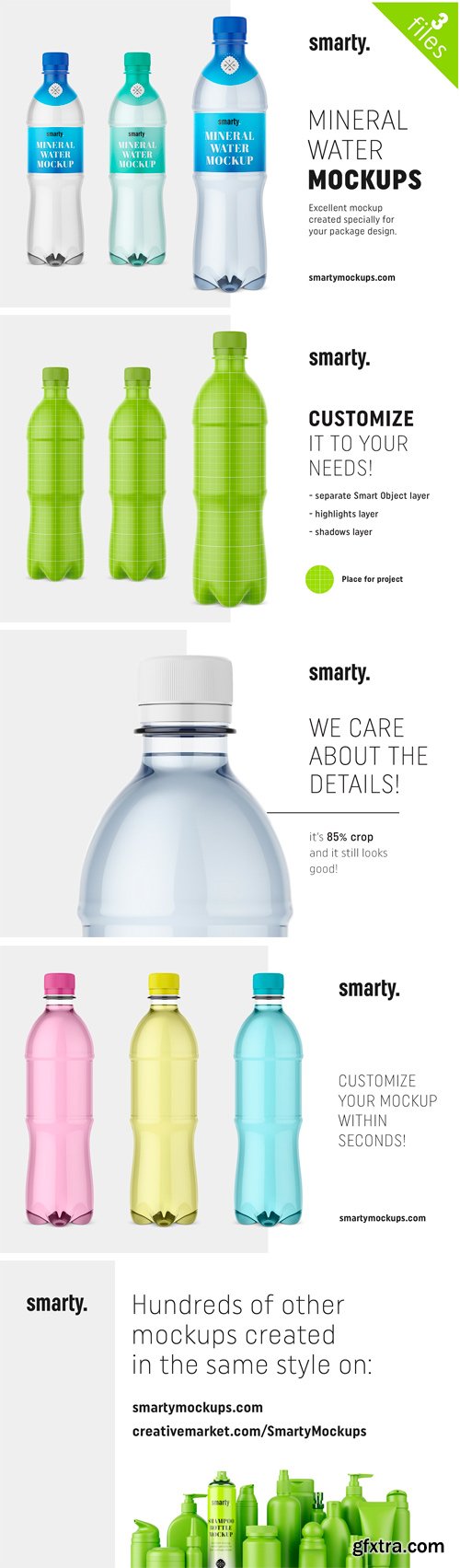 CM - Mineral Water Bottle Mockups 2448943