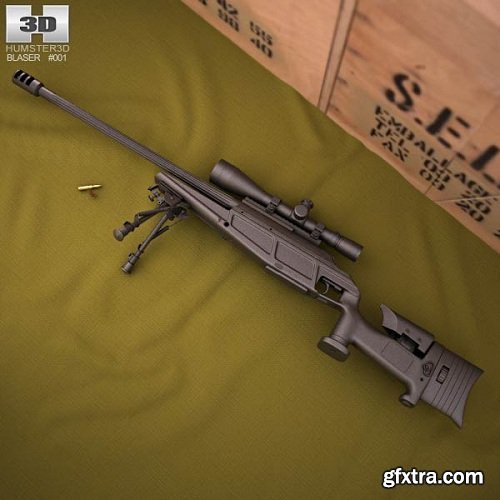 Blaser R93 LRS2 3D model