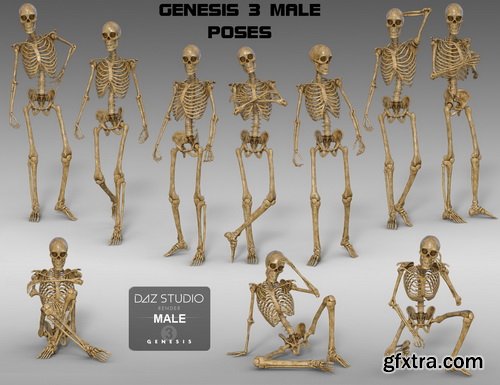 Daz3D - Midnight Skeleton G3 Bundle