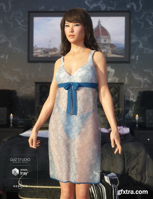 Daz3D - Teddy Sleepwear for Genesis 8 Female(s)