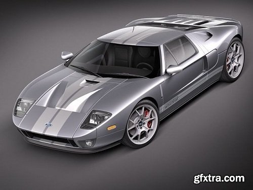 Ford GT40 3d Model