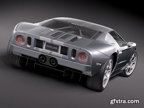 Ford GT40 3d Model