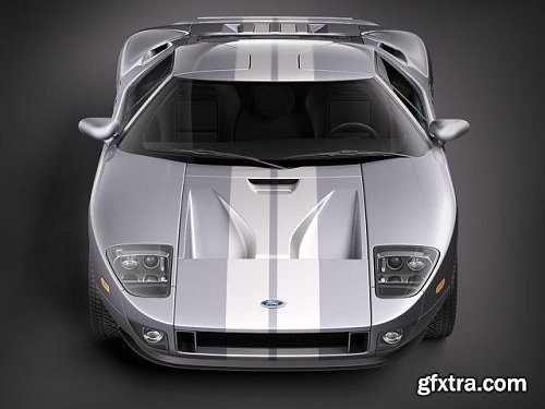 Ford GT40 3d Model