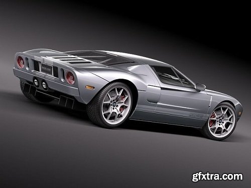 Ford GT40 3d Model