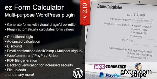 CodeCanyon - ez Form Calculator v2.10.2.0 - WordPress plugin - 7595334