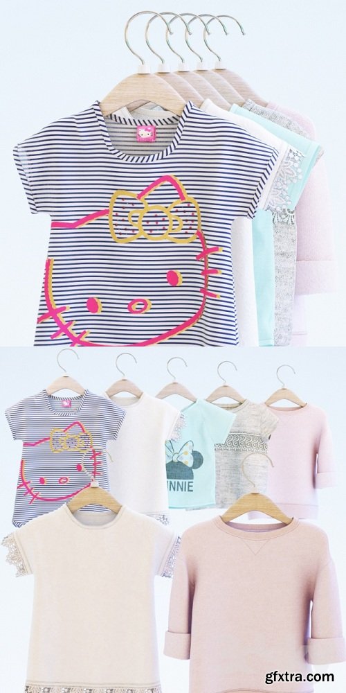 Baby clothes 3d Models