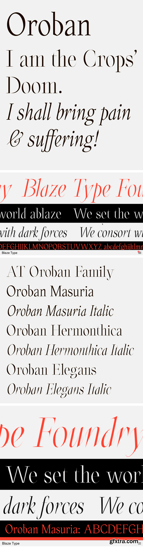 AT Oroban Font Family