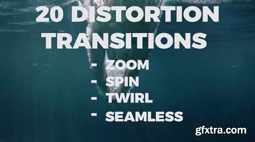 20 Distortion Transitions - Premiere Pro Templates 78688