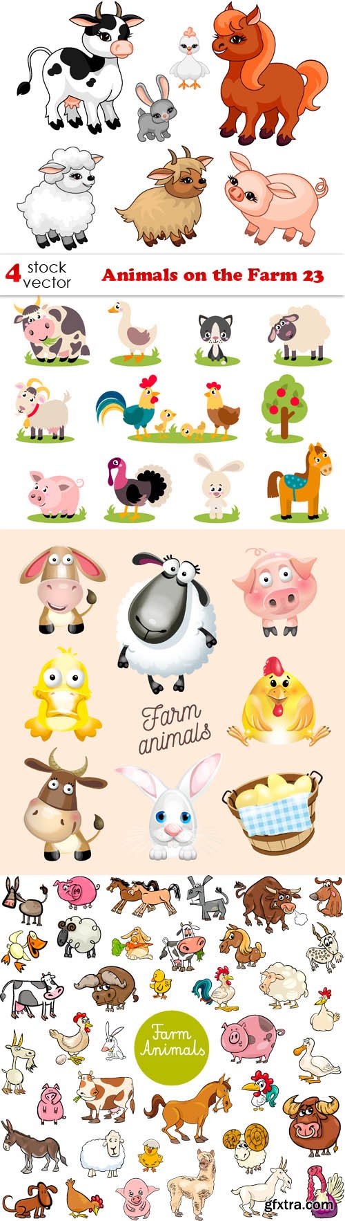 Vectors - Animals on the Farm 23