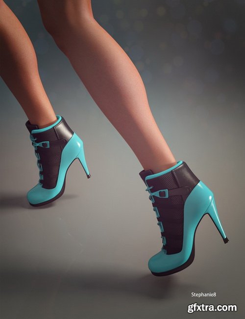 Daz3D - Beautiful Shoes Collection for Genesis 8 Female(s)