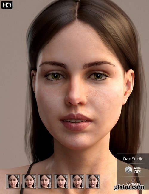 Daz3D - Ann for Victoria 8 HD