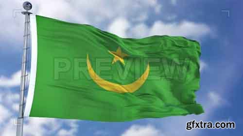 Mauritania Flag Animation - Motion Graphics 74094